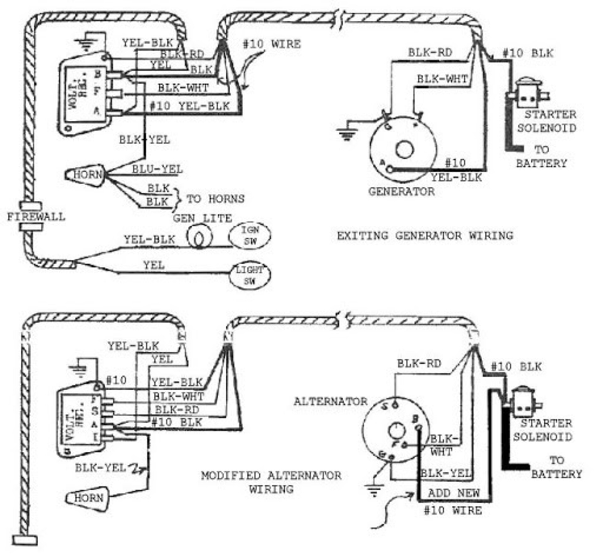 Converting Generator To Alternator Wiring Diagram