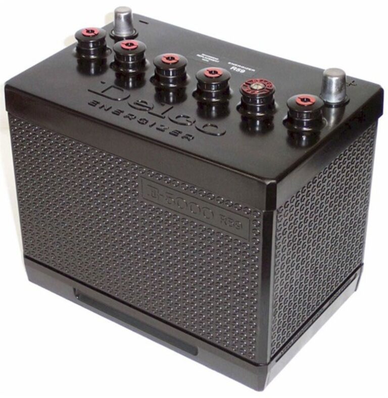 Classic car Delco battery