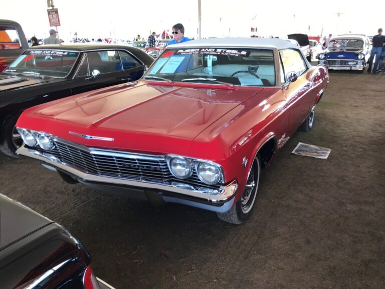 Red 1965 Impala at Auction
