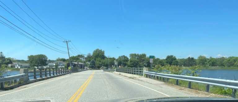 Two lane US 1 south of Stonington CT