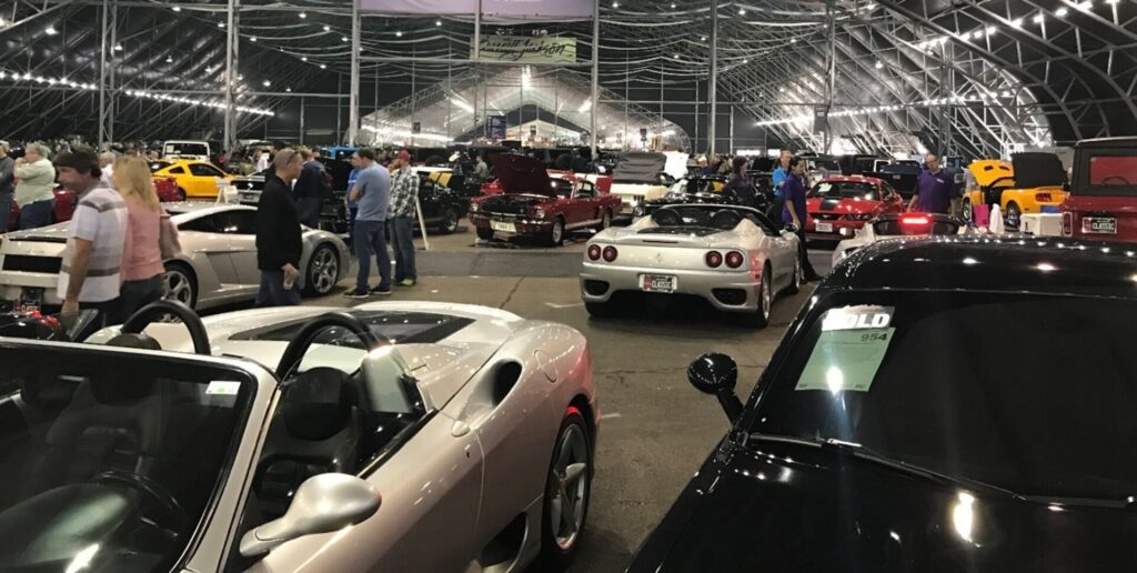 Ferraris at Barrett Jackson auction AZ