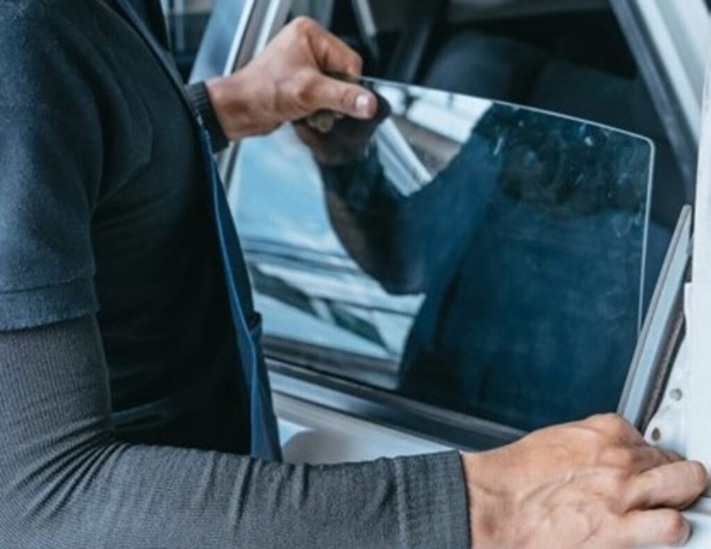 Removing door window from classic car