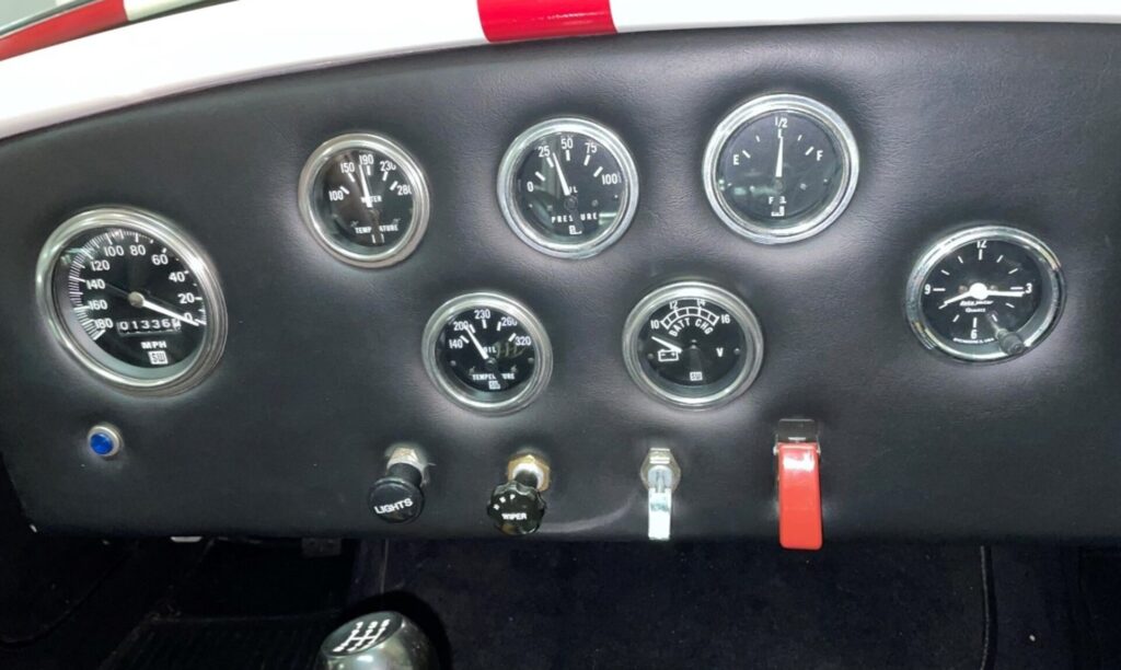 Cobra dashboard gauges
