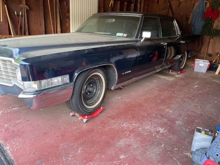 Blue 69 Cadillac