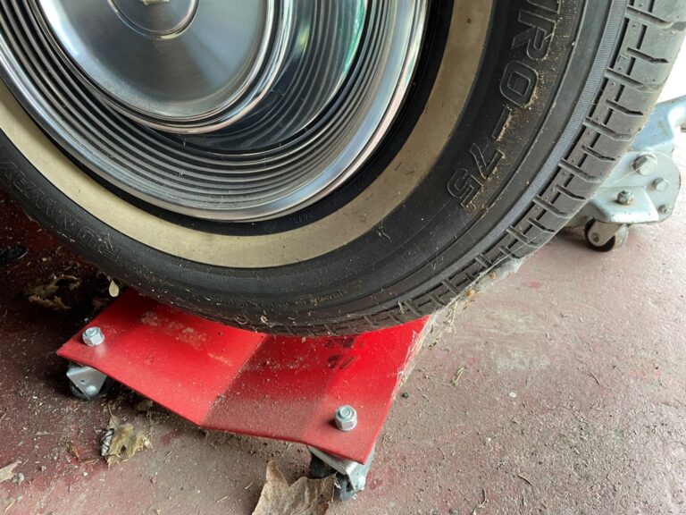 1969 Cadillac front wheel