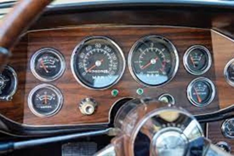 classic car dashboard lights