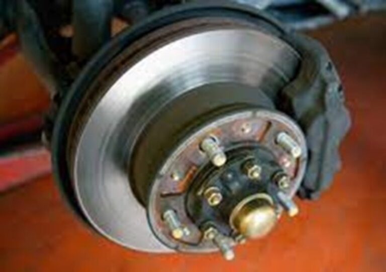 New installed wheel hub assembly on front spindle
