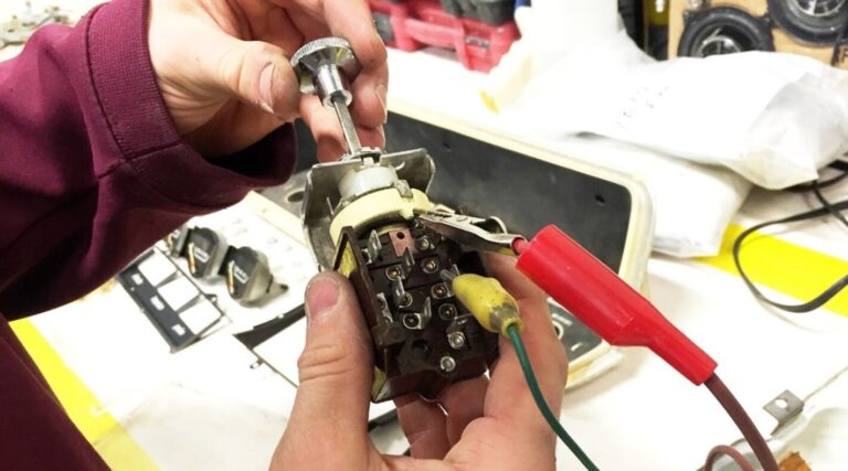 Classic car switch electrical repairs