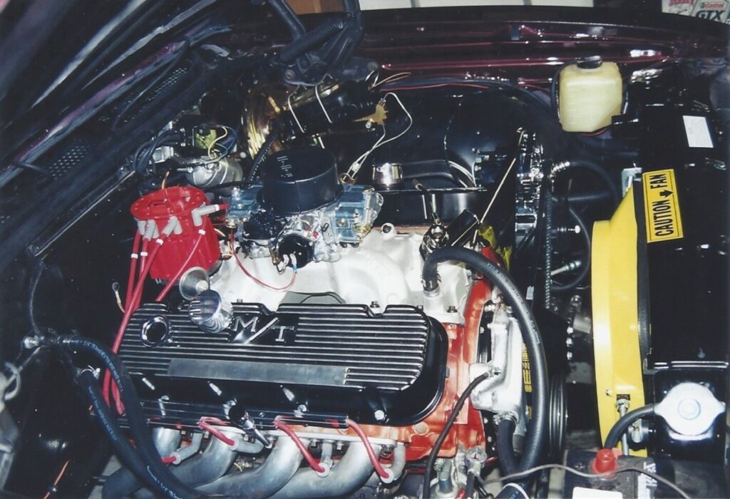 Chevrolet big block engine in a Chevelle