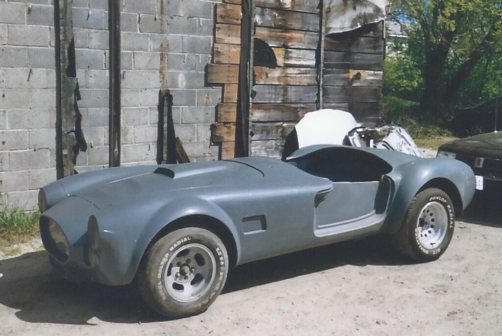 Gray unrestored Cobra replica