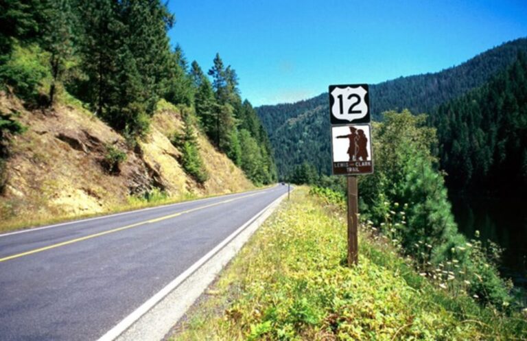 A part of route 15 in Idaho in the Northwest passage