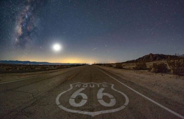 Route 66 car scenic drive