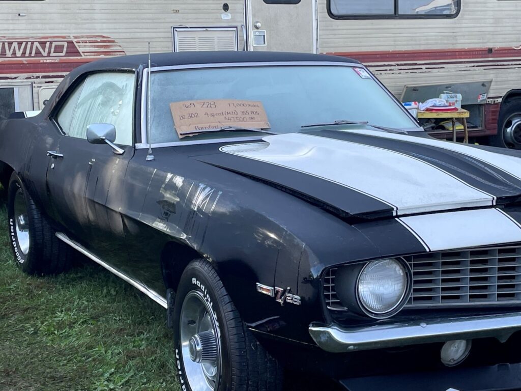 69 Camaro Z28 for sale waiting for a car restoration agenda
