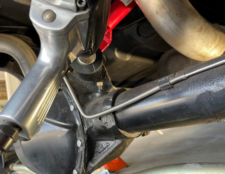 Installing bearing in GM rear end using an impact gun during bearing replacement