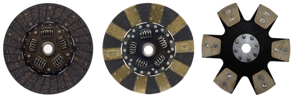 Types of clutches faces for car clutches
