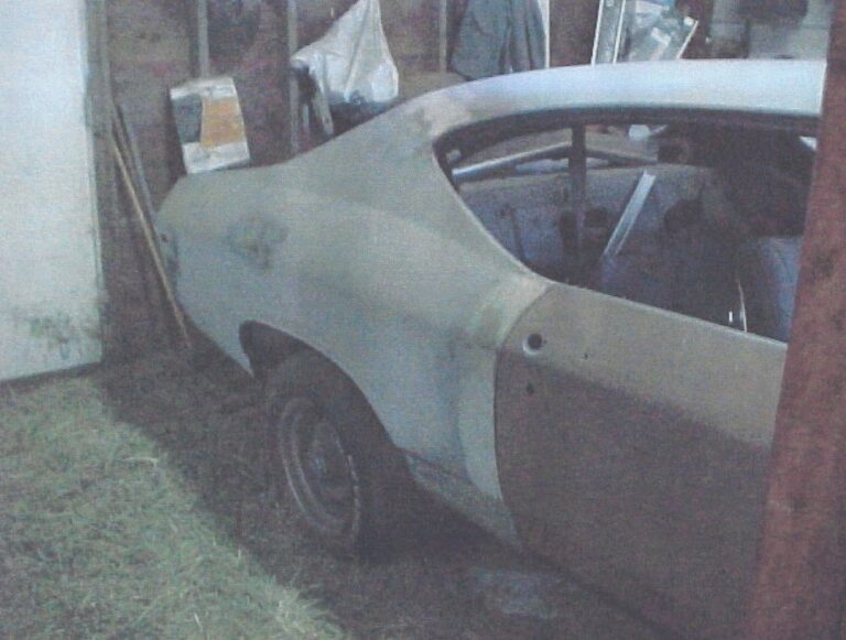 Barn find 68 Chevy Chevelle before car restoration