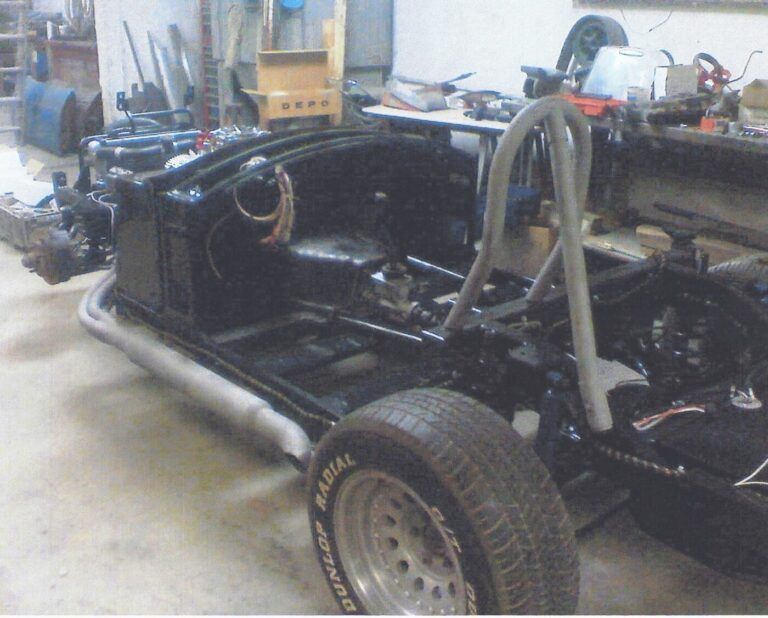 A kit Cobra partially assembled with mechanics installed
