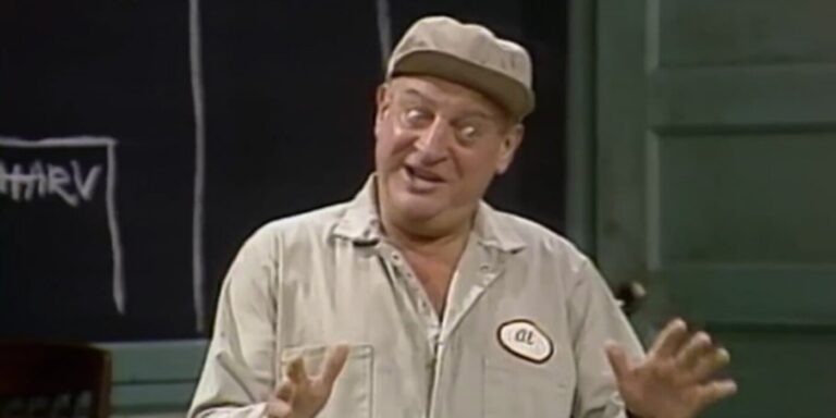 TV character Al played by Rodney Dangerfield in beige overalls talking about car repairs. Remember most people are not reporting shop scams