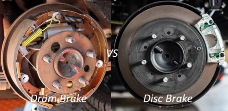 A comparison between drum brakes and disc brakes for maintaining car brakes