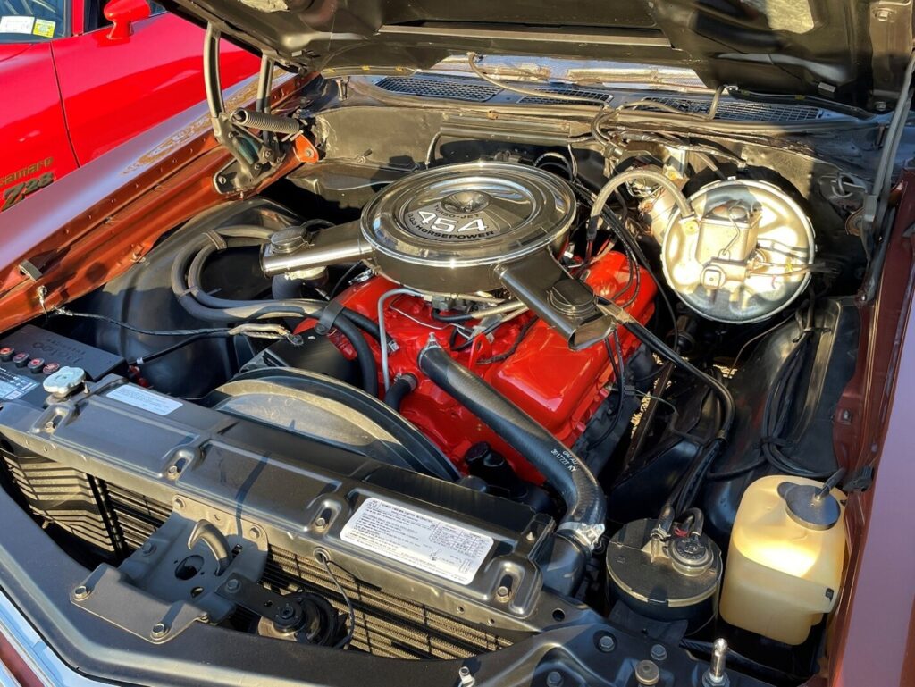 A new red Chevy 454 in a 70 Chevelle; is it a crate engine or a rebuilt engine