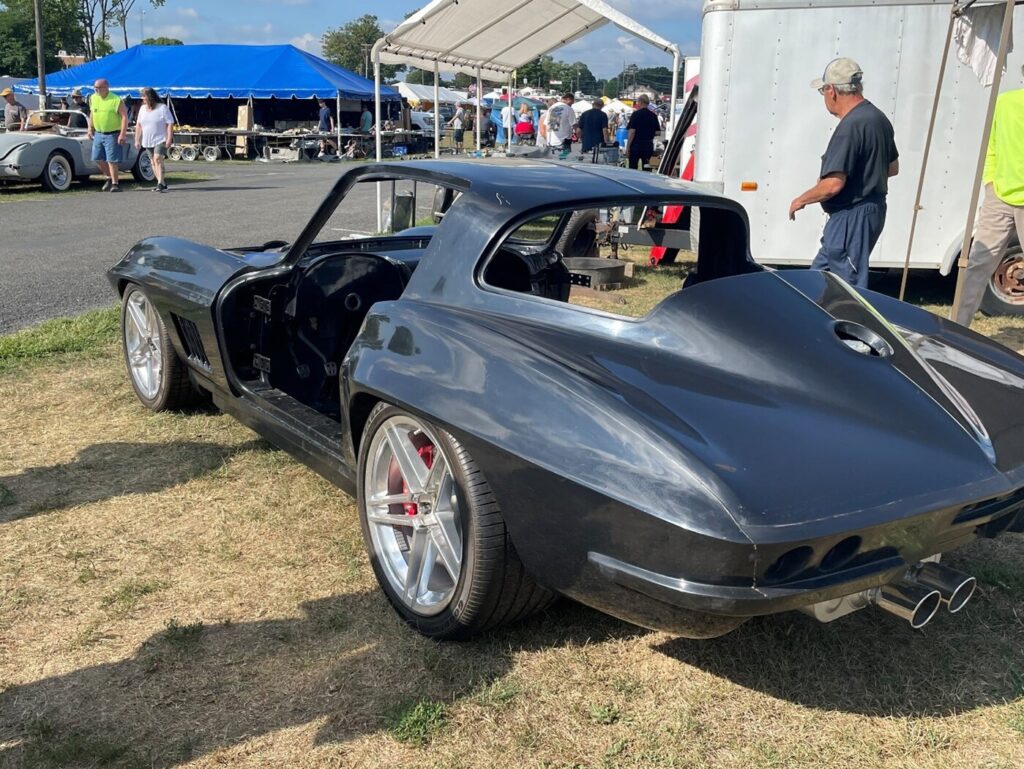 A C5 Corvette chassis with a C2 Corvette body installed on top may not be a modification mistakes if properly completed
